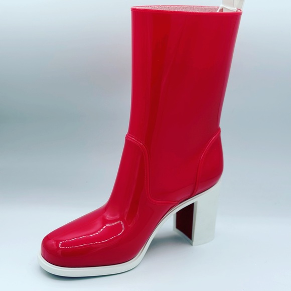 Christian Louboutin Shoes - Boots red bottoms PVC Rain boots